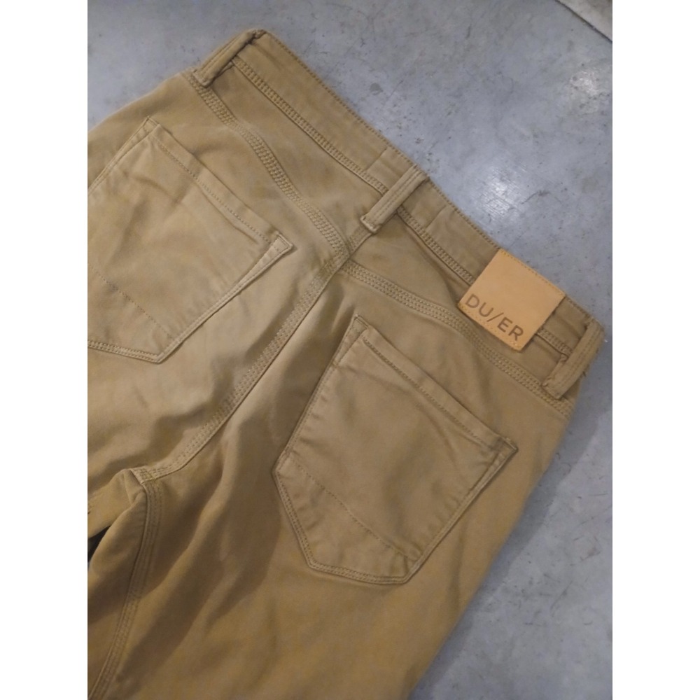 DU/ER DUER Pants Men 30x29 Beige N2X Slim Fit  Performance (Tag 30x30) - Picture 3 of 8